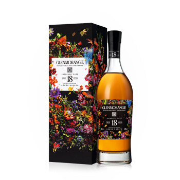 格兰杰（Glenmorangie）18年 舞动之花 东信康仁特别珍藏版 单一麦芽苏格兰威士忌 700ml