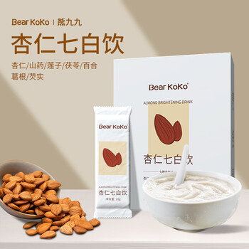 Bear KoKo 杏仁七白饮 20g*7条食品类商品-全利兔-实时优惠快报