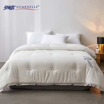 SOMERELLE 安睡宝 杜邦阿尔法净芯冬被 白色100%棉 200*230cm家具家装类商品-全利兔-实时优惠快报
