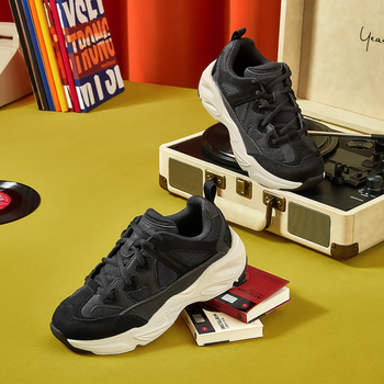 SKECHERS 斯凯奇 D'LITES系列 Stamina Airy 女子休闲运动鞋 66666222/BLK 黑色 尺码齐全全利兔-实时优惠快报