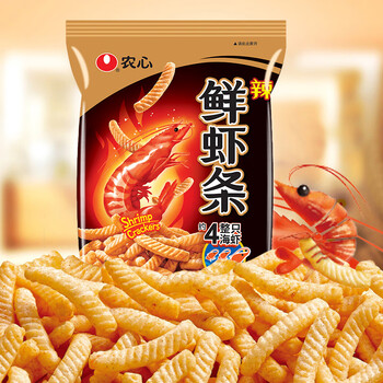 NONGSHIM 农心 NONG SHIM 农心 辣鲜虾条 90g食品类商品-全利兔-实时优惠快报