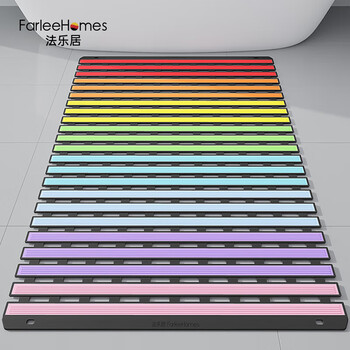 FARLEEHOMES 法乐居 浴室防滑垫卫生间洗澡卫浴地垫洗澡间厕所防滑地垫隔水防滑垫TPE全利兔-实时优惠快报