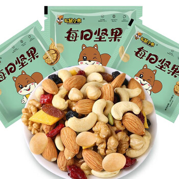 JIAYING 佳盈 每日坚果600g/30袋 坚果礼盒零食干果开心果核桃仁腰果 30袋全利兔-实时优惠快报