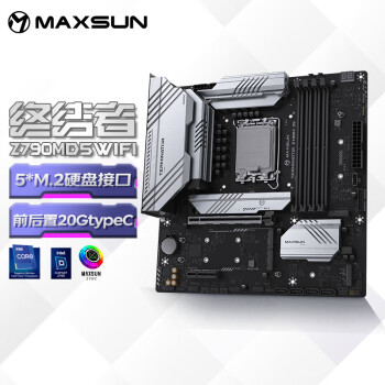 u (MAXSUN) MS-ս Z790M D5 WiFi ֧DDR5 CPU 13900K/13700K/13600KIntel Z790/LGA 1700
