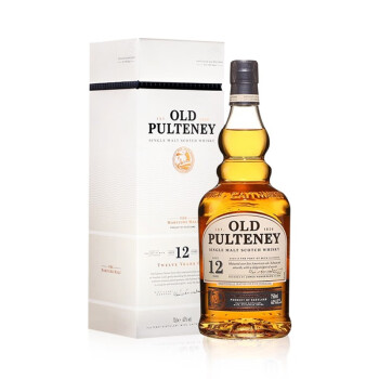 富特尼（Old Pulteney） 苏格兰单一麦芽威士忌 高地产区 英国原瓶进口洋酒 12年单一麦芽威士忌带盒298元（需用券）