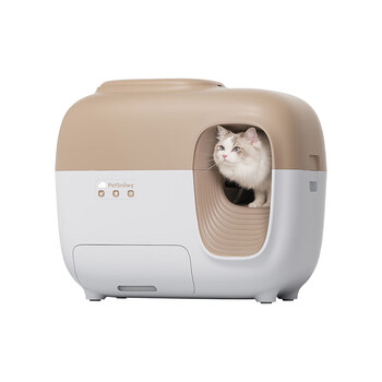 PetSnowy 糯雪 SNOW智能全自动猫砂盆除臭养猫全封闭式防臭猫厕所电动猫砂机全利兔-实时优惠快报