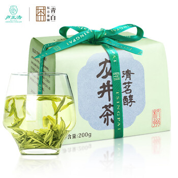 卢正浩 2022新茶茶叶绿茶明前一级龙井茶清茗醇春茶传统年货纸包200g