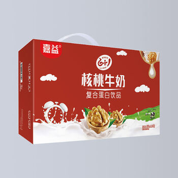 核桃花生牛奶早餐饮250*16/24盒整箱批发学生早餐奶 核桃奶 24盒(礼盒