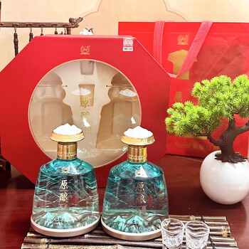 泸州老窖【中秋礼盒】白酒礼盒 52度浓香型白酒 送礼佳品 饮河山500mL*2瓶礼盒