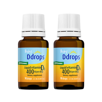 Ddrops 儿童AD滴剂 400iu*2全利兔-实时优惠快报