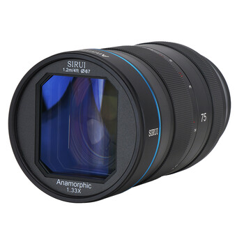 SIRUI 思锐 75mmF1.8 微单相机电影镜头 1.33X变形镜头 索尼E卡口微单vlog视频微电影镜头数码类商品-全利兔-实时优惠快报