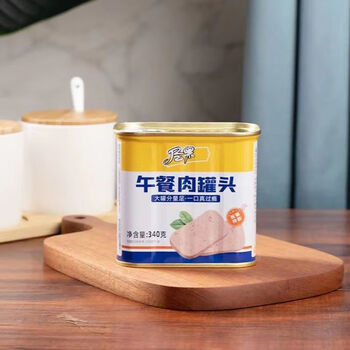 林家铺子 午餐肉罐头 340g*4罐食品类商品-全利兔-实时优惠快报