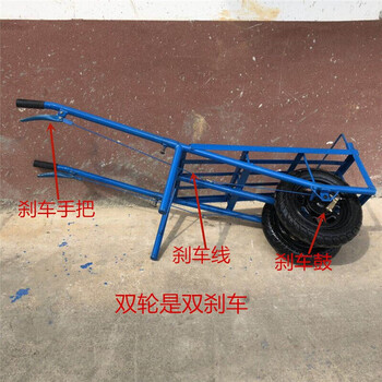 加厚农用独轮小推车载重王手推车平板果园搬运拉货建筑田园鸡公车定制