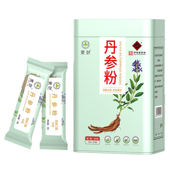 概率券、plus会员: 灵叶 丹参粉 3g×30袋x1罐医疗保健类商品-全利兔-实时优惠快报