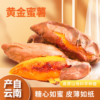 plus会员:京百味 云南黄金蜜薯 1kg＊6件食品类商品-全利兔-实时优惠快报