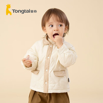Tongtai 童泰 儿童羽绒外套 TS34D416 米白90cm母婴玩具类商品-全利兔-实时优惠快报
