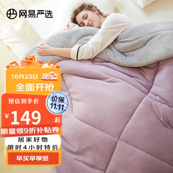 YANXUAN 网易严选 牛奶绒四季被 150*200cm家具家装类商品-全利兔-实时优惠快报