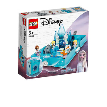京东PLUS：LEGO 乐高 Disney Frozen迪士尼冰雪奇缘系列 43189 艾莎和水精灵诺克的故事书大冒险母婴玩具类商品-全利兔-实时优惠快报