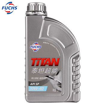 福斯（FUCHS）泰坦超能合成型机油 10W-40 SN级 1L 汽车用品