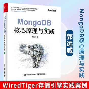MongoDB核心原理与实践 郭远威 著 应用开发人员 大数据架构师 数据分析师  理论研究 电子工业出版社