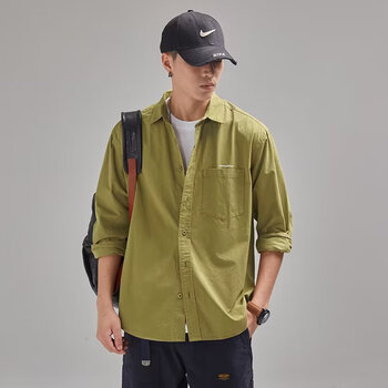 JIKADI 纪卡迪 秋冬重磅纯棉长袖衬衫服饰鞋包类商品-全利兔-实时优惠快报