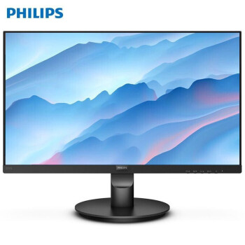飞利浦 21.5英寸显示器 广视角 低蓝光爱眼不闪 可挂壁 电脑显示屏 支持壁挂 HDMI+VGA接口