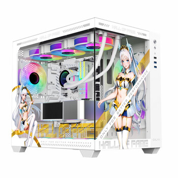 GALAXY 影驰 沐光PLUS 海景房电脑机箱 幻月姬定制版 白色数码类商品-全利兔-实时优惠快报