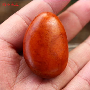 随峰 Suifeng） 天然新疆和田玉白玉红皮籽料原石原料手把件手玩件吊服饰鞋包类商品-全利兔-实时优惠快报
