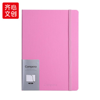 Comix 齐心 C8011 欧典复古 皮面笔记本 100g A5 114张 粉红数码类商品-全利兔-实时优惠快报