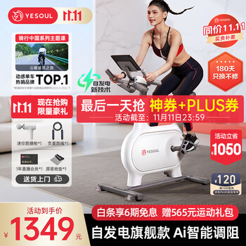 YESOUL 野小兽 小白驹M2 动感单车 自发电版/AI智能控阻全利兔-实时优惠快报
