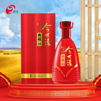 今世缘42度典藏10白酒 宴请聚会送礼婚庆喜酒 500ml单瓶装