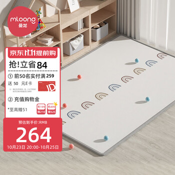mloong 曼龙 xpe婴儿爬行垫180cm*150cm*2cm母婴玩具类商品-全利兔-实时优惠快报