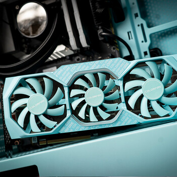COLORFIRE 镭风 GeForce RTX 3060 清凉薄荷 OC 12G L 显卡 12GB 绿色数码类商品-全利兔-实时优惠快报