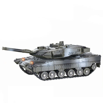 中麦微坦克玩具军事火箭仿真99B坦克东风装甲车合金儿童玩具导弹车模型 豹2主战坦克【履带式】