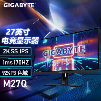 ΣGIGABYTE AORUS M27Q G27QC-A  27Ӣ 2K羺Сʾ M27Q 170Hz 2KҺ Type-C