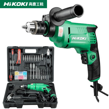 高壹工机（HiKOKI）日立550W冲击钻套装工业级家用多功能手电钻手枪钻含附件 DV13VST套装