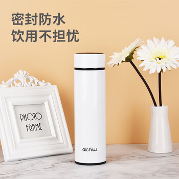 爱奇屋 丽乐保温杯 AI-HW808 白色450ML（单位：个）