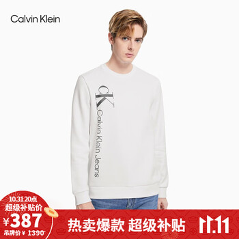 Calvin Klein Jeans 卡尔文·克莱恩牛仔 中性休闲卫衣 J400136服饰鞋包类商品-全利兔-实时优惠快报