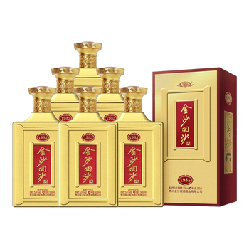 JINSHA 金沙 回沙酒 1985纪年酒 53%vol 酱香型白酒 500ml*6瓶 整箱装食品类商品-全利兔-实时优惠快报