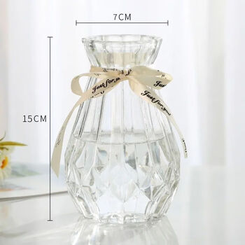 易囍艺花瓶透明15CM 中等 .其它类商品-全利兔-实时优惠快报
