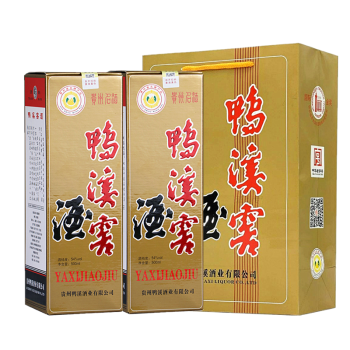 贵州鸭溪窖酒 54度 浓香型白酒 粮食酒 复古包装 54度500ml两瓶