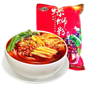十里螺香 螺蛳粉300g包柳州正宗袋装柳州特产水煮型方便食品螺丝粉 6袋全利兔-实时优惠快报