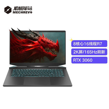 机械革命（MECHREVO）蛟龙7 17.3英寸游戏笔记本电脑(R7-5800H 16G 512G RTX3060 165Hz 100%sRGB 2K)