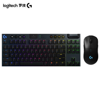 罗技（G） PRO WIRELESS无线游戏鼠标 gpw一代狗屁王 电竞鼠标 轻量化 海克斯英雄联盟 GPW+G913tkl(红轴)