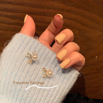 Trendolla 925银针丘比特珍珠耳钉百搭简约小巧耳饰女新款潮春夏一箭穿心服饰鞋包类商品-全利兔-实时优惠快报