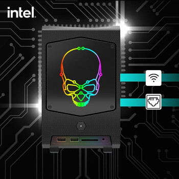 英特尔(Intel)猛兽峡谷NUC11BTMi 游戏电脑ITX主机650W电源支持独立显卡无内存硬盘 i9-11900KB 8核16线程CPU