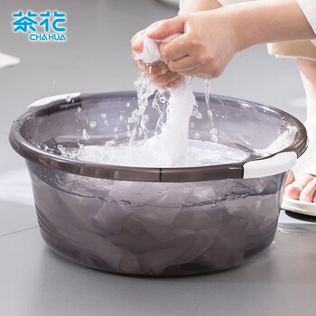 CHAHUA 茶花 03431K 脸盆 11.7L 暖灰色全利兔-实时优惠快报