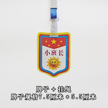 安全员袖标幼儿园值日生挂牌小老师胸牌小组长标志值日班长班干部袖章