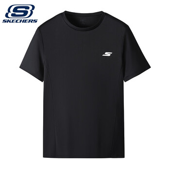 SKECHERS 斯凯奇 短袖t恤速干休闲户外运动圆领轻薄透气百搭潮流上衣服饰鞋包类商品-全利兔-实时优惠快报