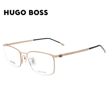 HUGO BOSS 近视眼镜框男女款光学镜架浅金色镜框镜腿1351F AOZ-T全利兔-实时优惠快报